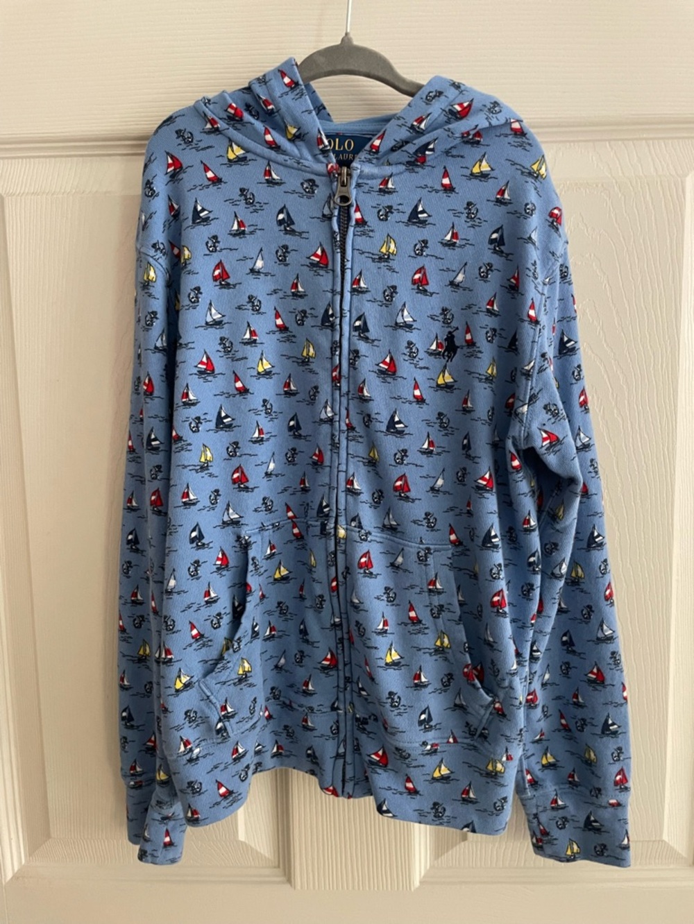 NWOT Ralph Lauren Boys' Sailboat Full Zip Hoodie